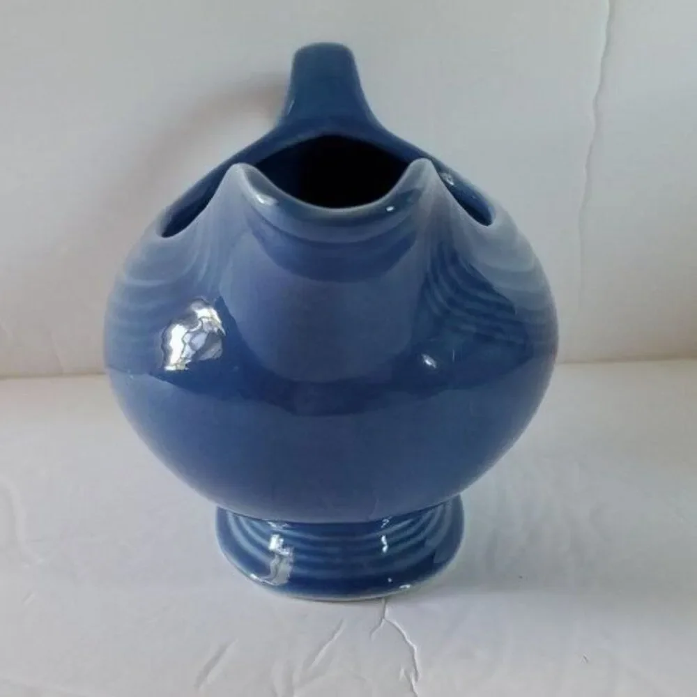 Fiestaware Fiesta 18.5 OZ Gravy Sauce Boat Dish Lapis Blue CERAMIC PITCHER
